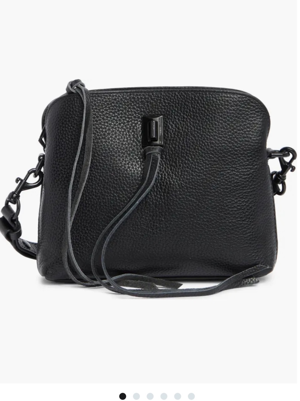 Rebecca Minkoff Darren Small Dome Crossbody Bag Black
